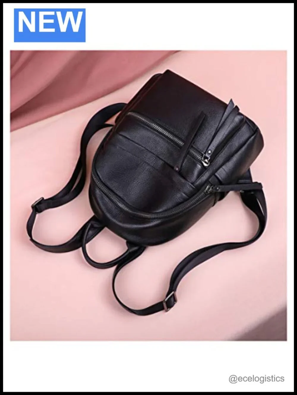 Genuine Leather Backpack Purse for Women Multi-functional Daypack with Laptop